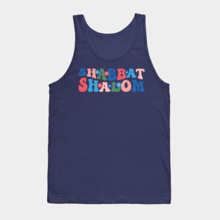 Shabbat Shalom 70s Vintage Tank Top